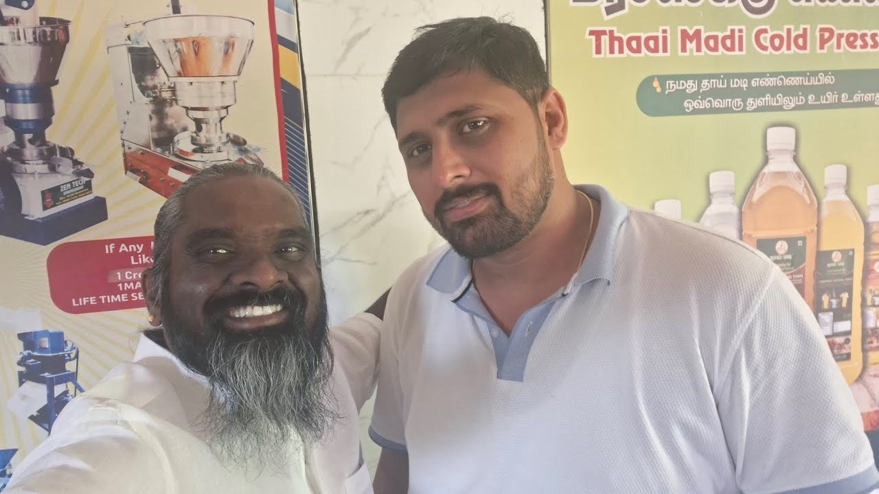 Mustard oil crushing in front of new machine buyer #zentechoilmachine #kanagaraj_paramasivam_ ❤️🙏