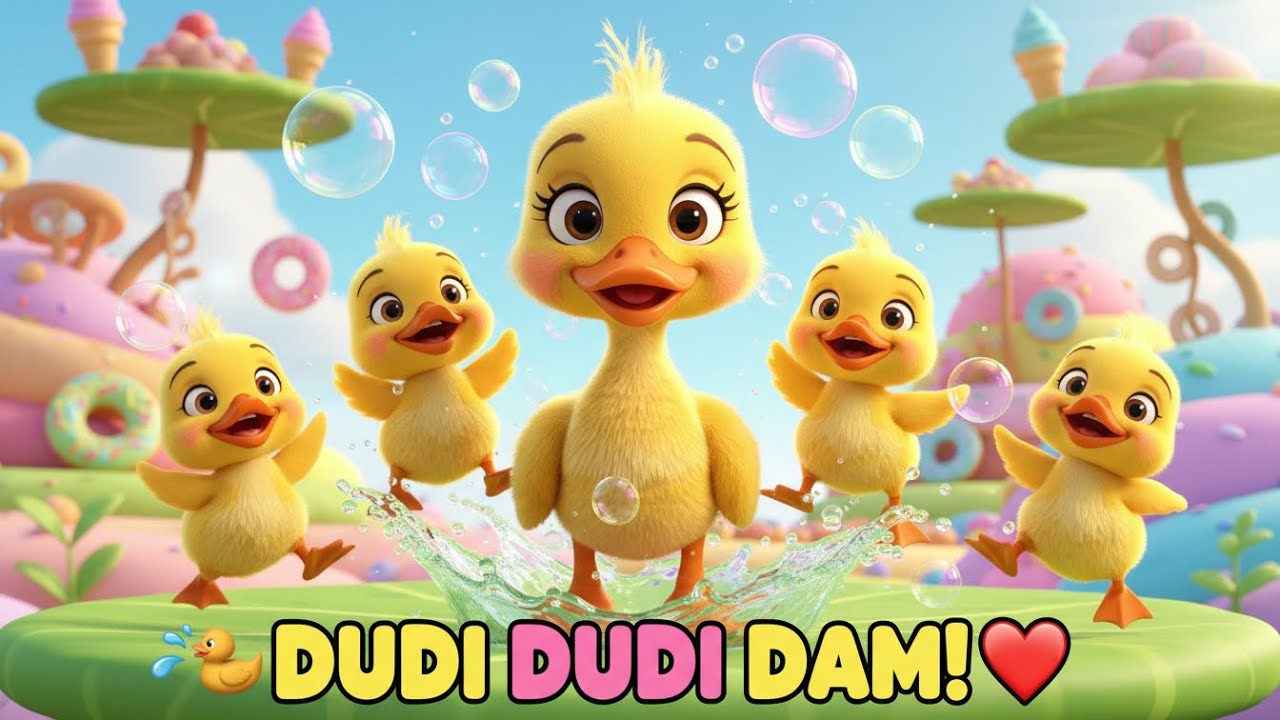 Dudi Dudi Dam! Mommy Duck's Magical Adventure 🦆💦 Splash Splash!
