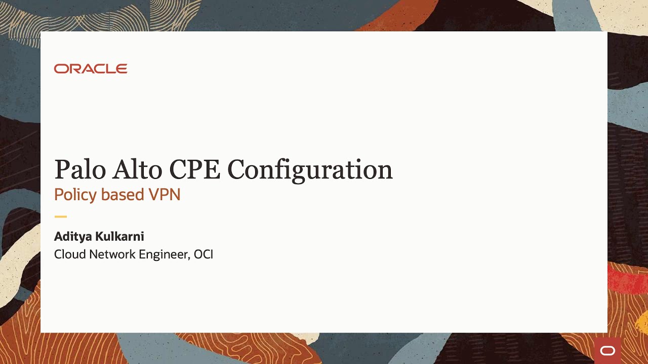 Palo Alto: поддержка собственной маршрутизации на основе политик в OCI