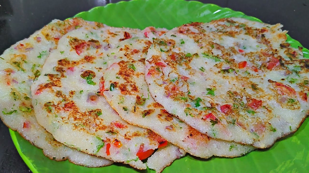 Quick & Tasty Rava Uttapam Recipe | Easy Veg Breakfast Recipe In Marathi | Asha Chi Rasoi