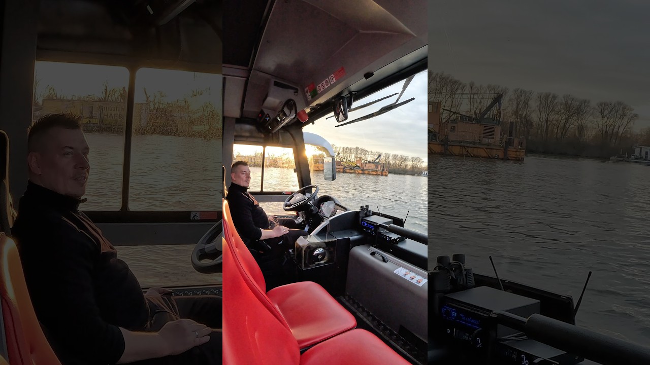 #BUSFAHRER #SCHWIMMBUS #AMPHIBIENFAHRZEUG #BUS #BOOT #EINBLICK