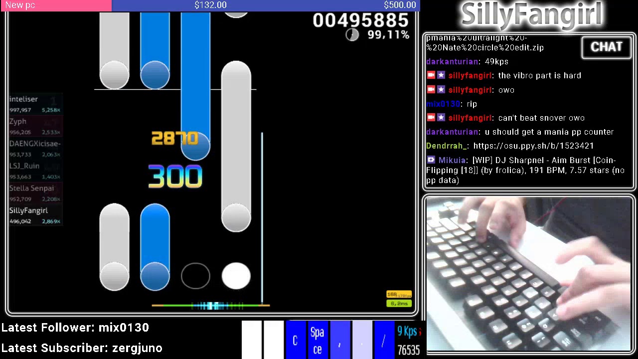 [osu!Mania]Camellia - Exit This Earth's Atomosphere[11.186km/s] + DT - 960k #1