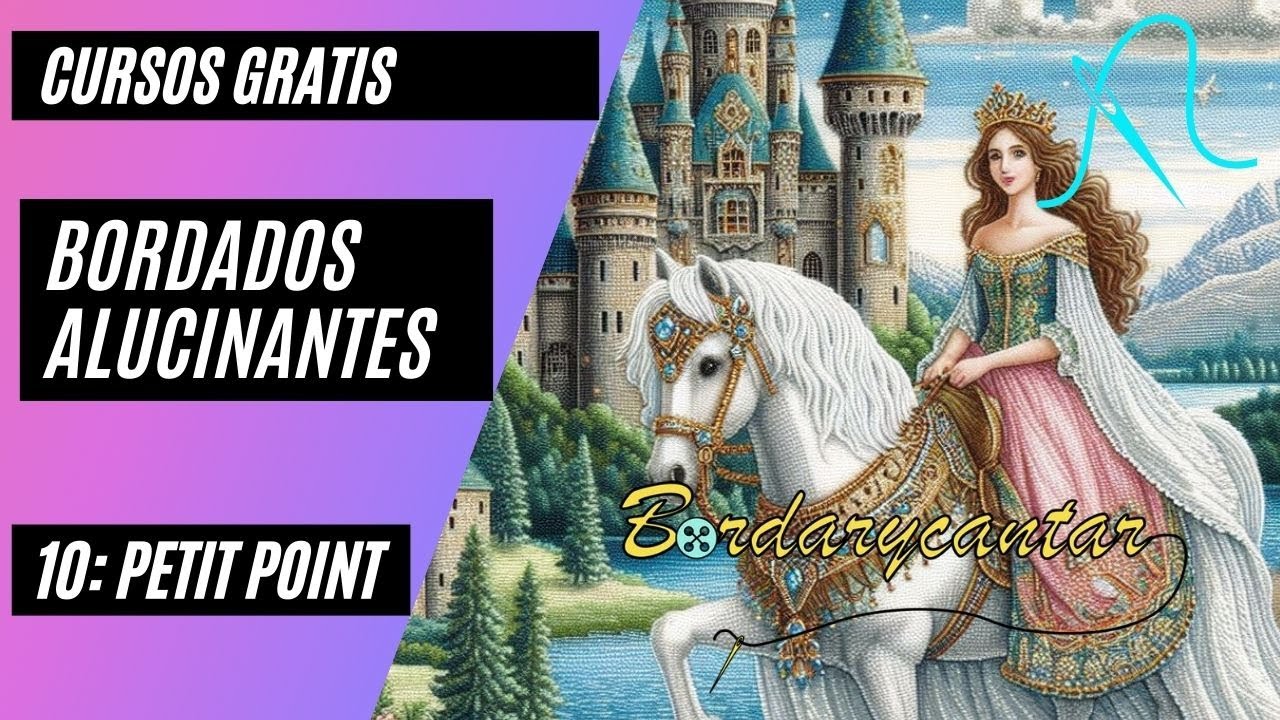 🧵💡 Aprende la Diferencia entre Punto de Cruz y Petit Point | Lección 10 🌟