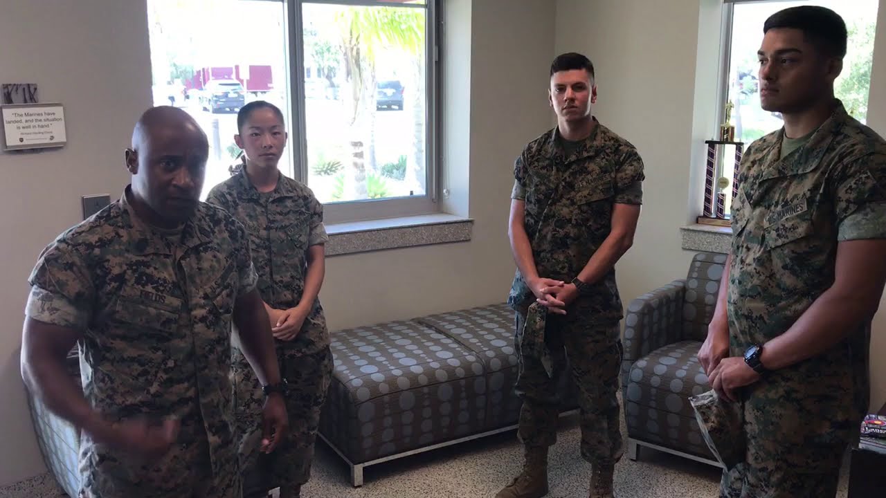 WATCH Junior Marines React to Real Leadership