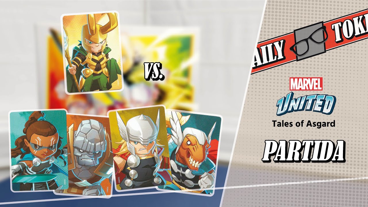 Marvel United: Tales of Asgard - Partida #7: 4 héroes vs. Loki