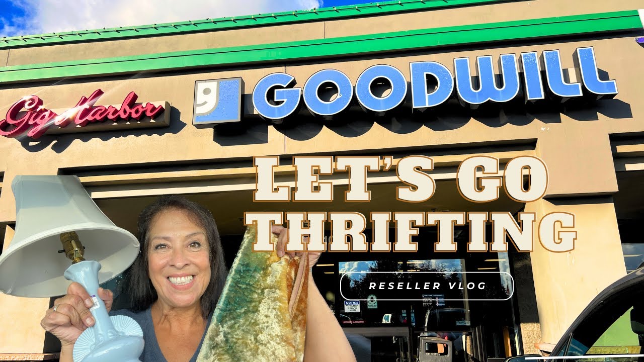 Let's Hang Out And Go Thrifting! Found Some High $ Items At Goodwill!!