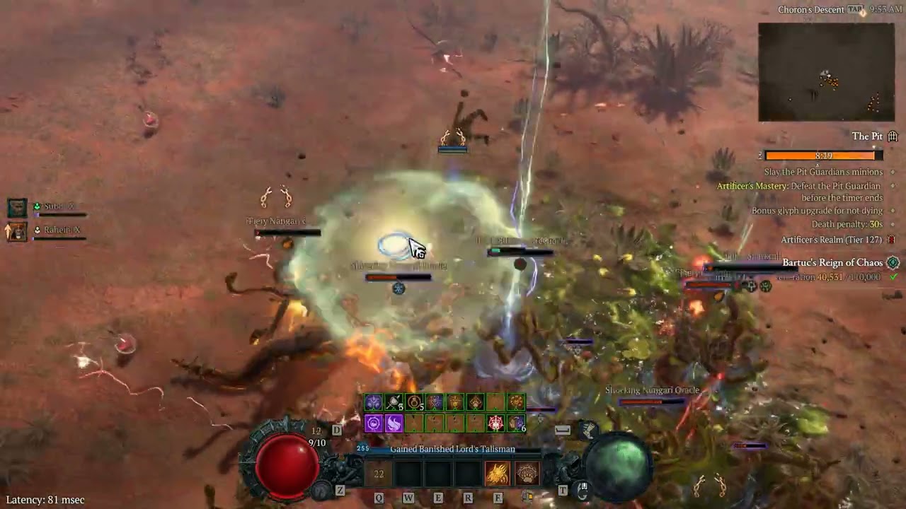 Diablo 4 | Season 10 | Druid - [KRAL] BABAKONDA | Pit 127 Run