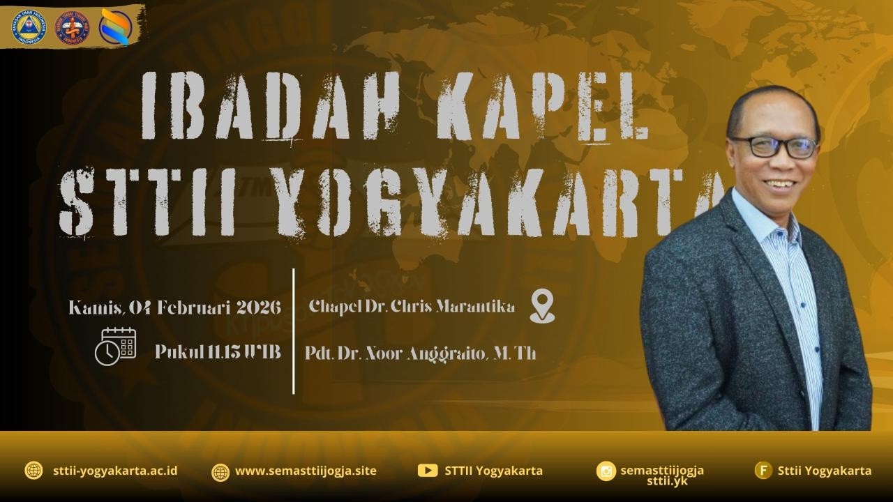 Ibadah Kapel Kamis, 5 Februari 2026 - Pdt. Dr. Noor Anggraito, M. Th