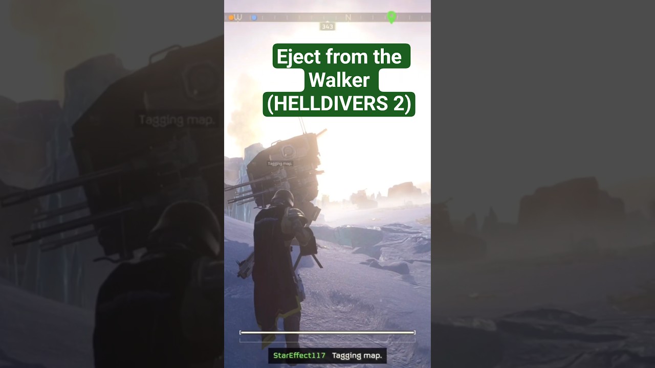Eject from the Walker (HELLDIVERS 2) 