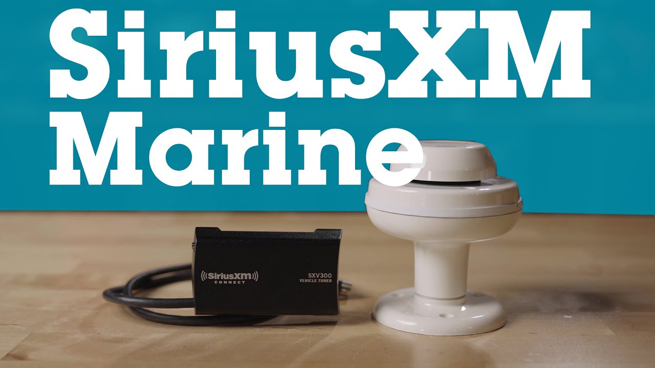 SiriusXM SXV300M satellite radio with marine-rated antenna | Crutchfield