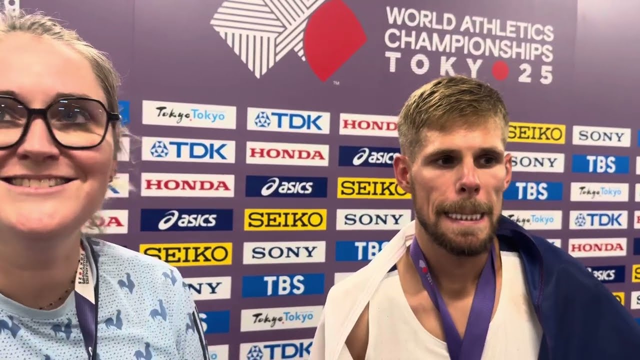 Jimmy Gressier world 10,000m champion 2025 Tokyo