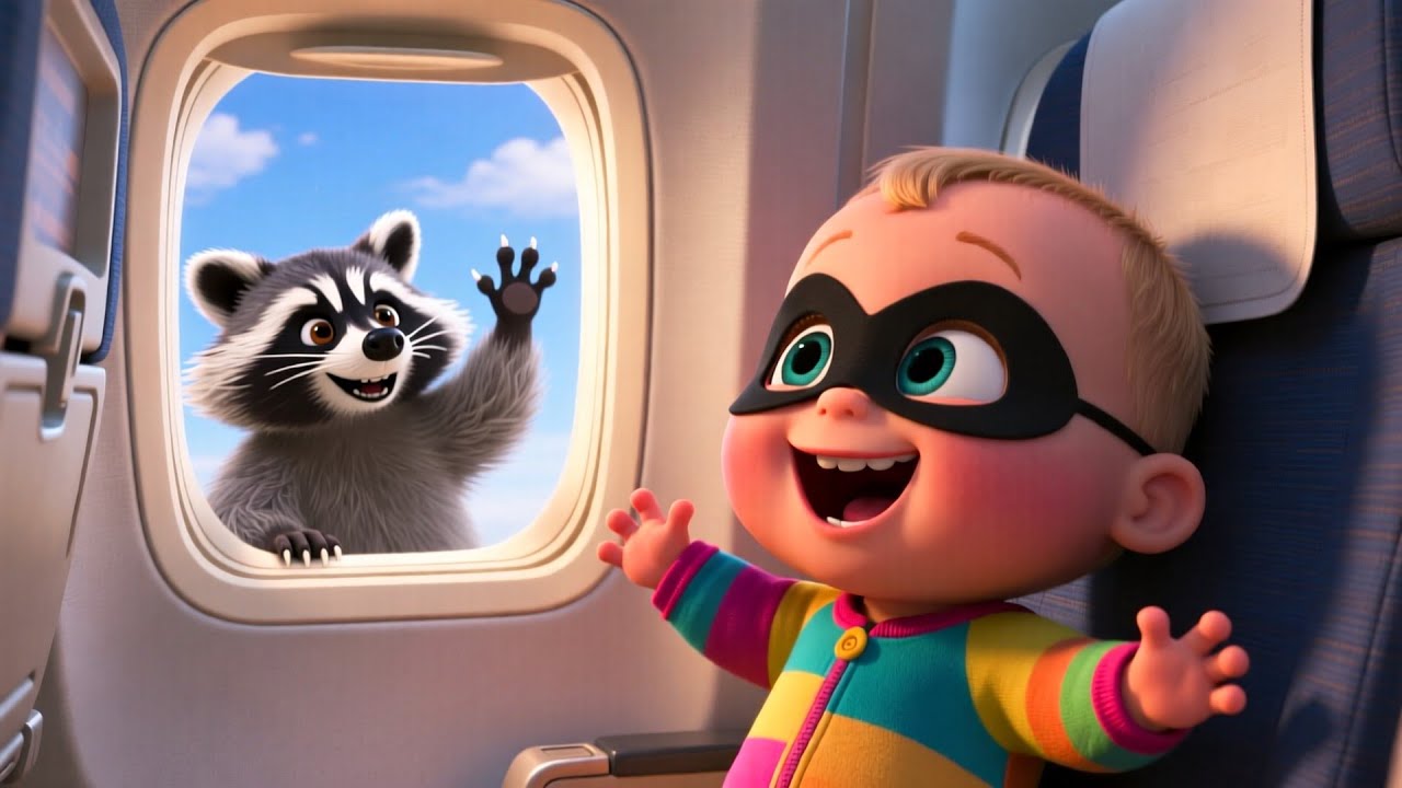 Airplane Fun With Baby Crow ✈️🎶 Exciting Kids Song Adventure to Learn ABCs and Numbers