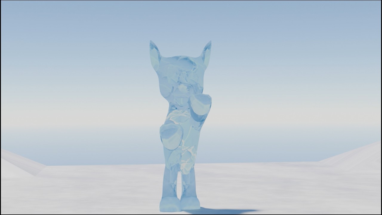 Mighty Everest freezes Chase (Blender Animation)