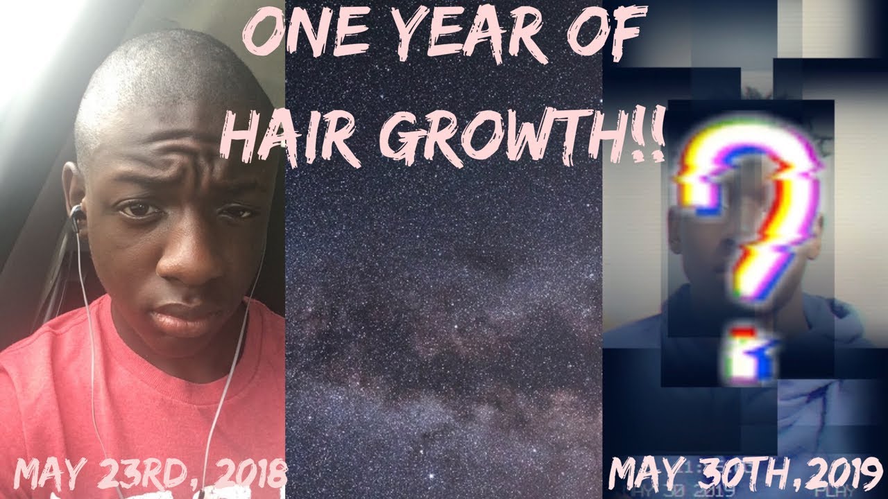 Men&rsquo;s 1 Year Natural Hair Growth Compilation