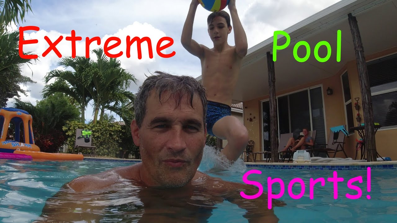 Pool Games: Football, Basketball & A Wolf.  Oh My!