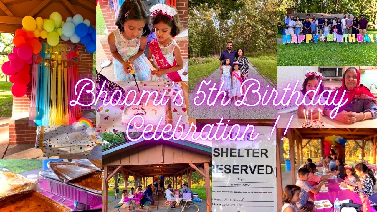 🎂🎊BHOOMI’s 5th Birthday celebration*SO MEMORABLE & FUN*INDIAN MOM Life in USA  H4 Visa,HopeyouRelate