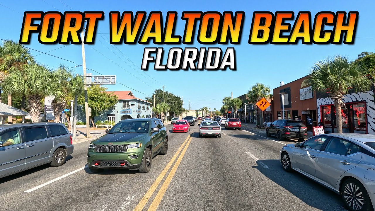 Driving Through Fort Walton Beach Florida