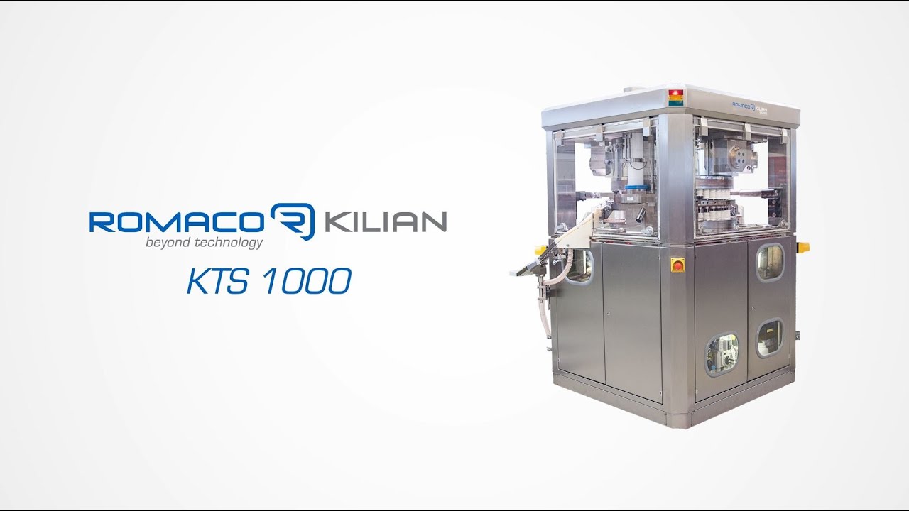 Multilayer tablet press for food and industral applications - the KTS 1000 from Romaco Kilian