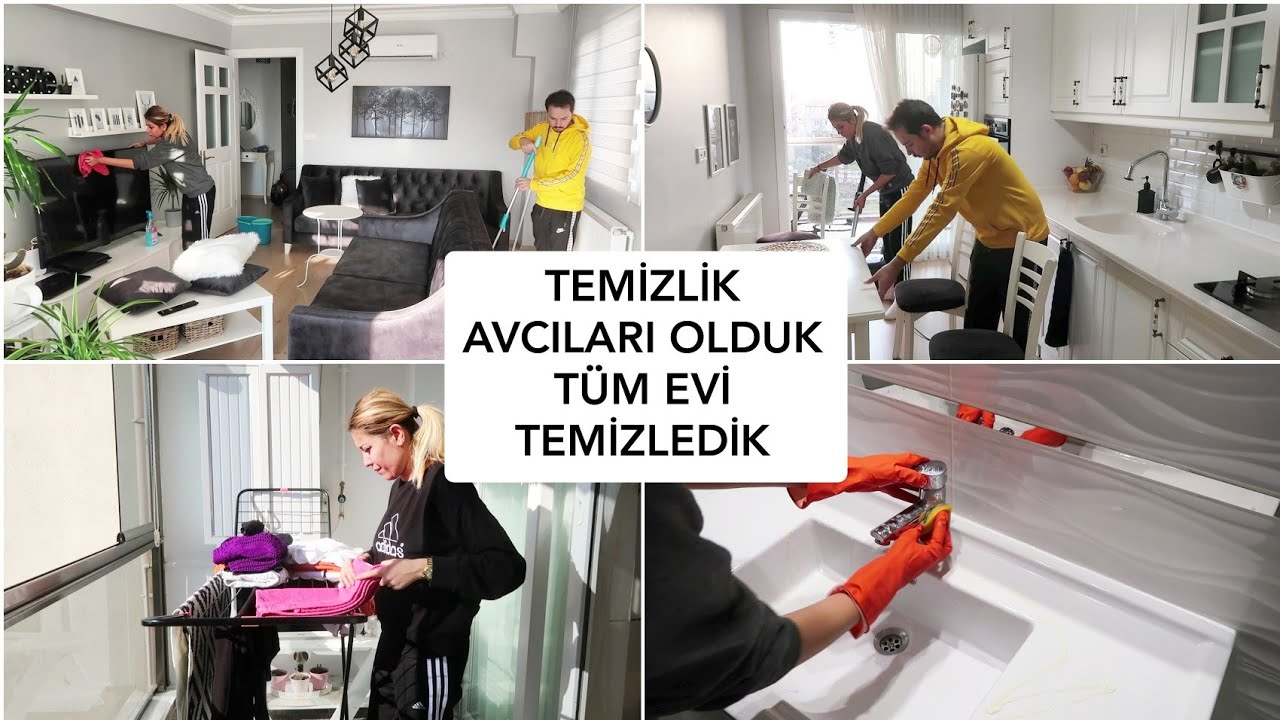 TEMİZLİK AVCILARI OLDUK TÜM EVİ TEMİZLEDİK✔️ MOTİVASYONLU TEMİZLİK GÜNÜ🤩