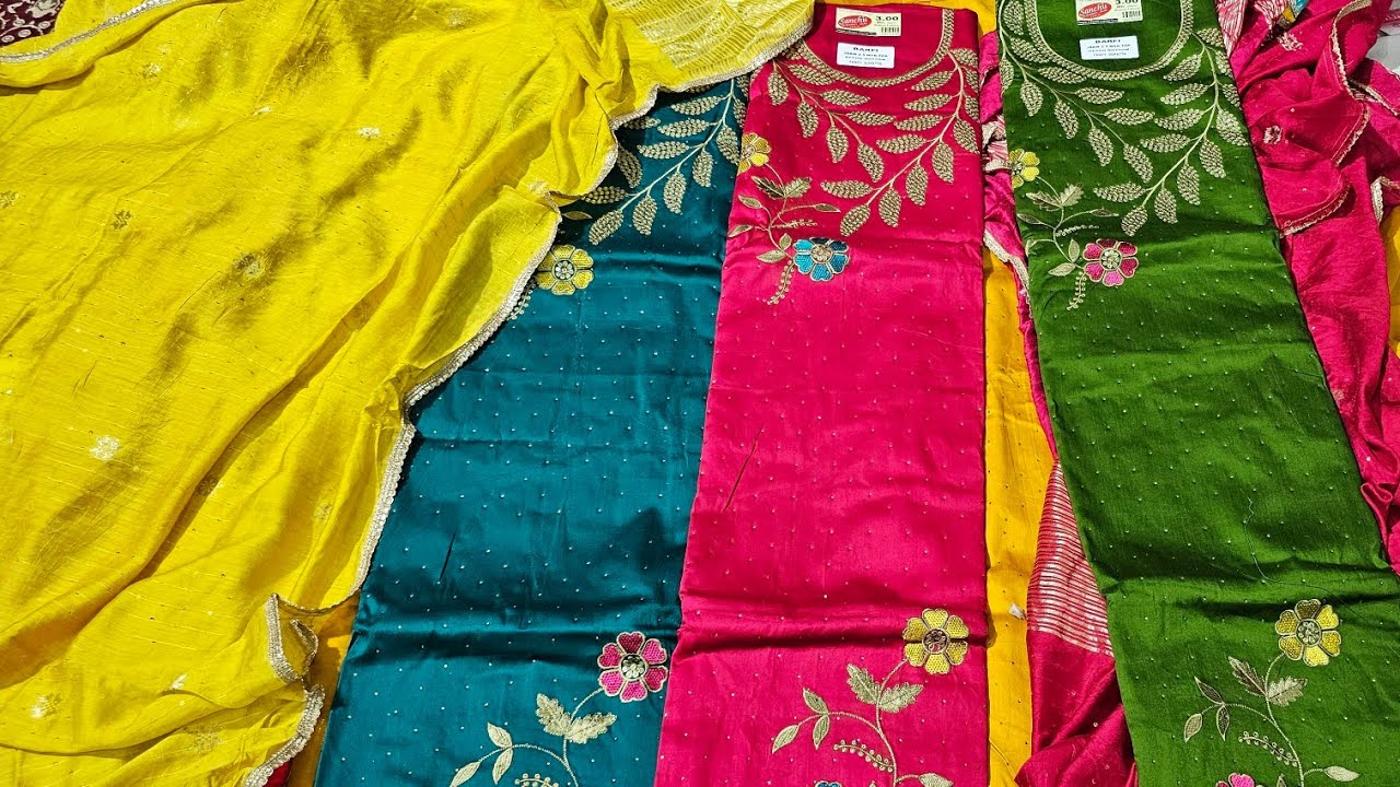 💥बजट के हिसाब से बहुत ही सुंदर Suit👍15.10.2024📞7027230500