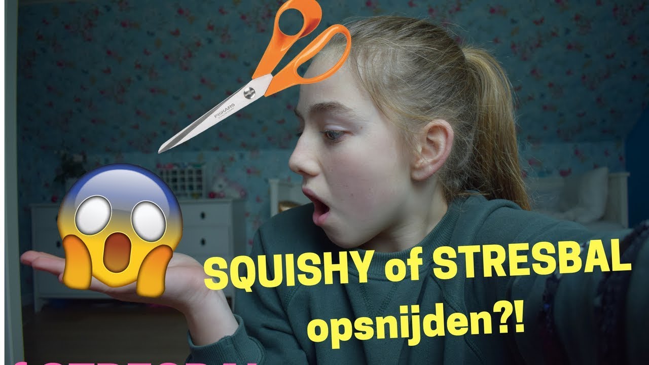 SQUISHY of STRESSBAL openknippen! 😱 * SLIJM? *  | It's Pauline