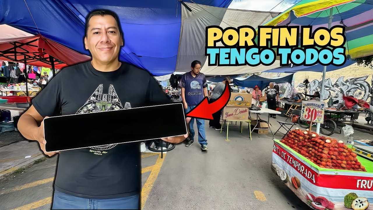 ¡Siempre quise TENERLOS! Buscando JUGUETES ANTIGUOS y RAROS en el TIANGUIS ¡Mercado de pulgas!