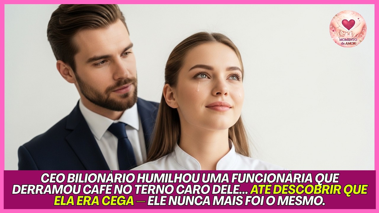 CEO BILIONÁRIO HUMILHOU UMA FUNCIONÁRIA QUE DERRAMOU CAFÉ NELE — ATÉ DESCOBRIR QUE ELA ERA CEGA.