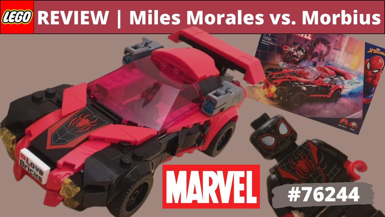 LEGO MARVEL Miles Morales vs. Morbius Review #76244 #LoveBricks