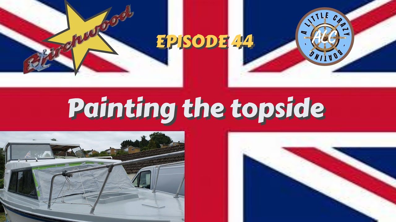Episode 44 #boatrestoration Time to paint the topside with international toplac