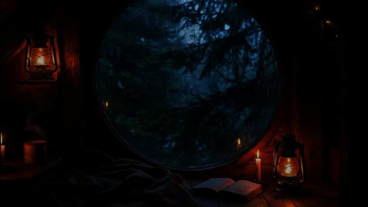 You Won’t Last 5 Minutes Without Feeling Calm – Rain on Forest Window for Deep Sleep & Insomnia