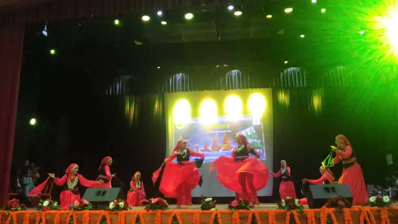 Folk dance Presented by RKMV college Shimla youthfestival Held at mandi2022
