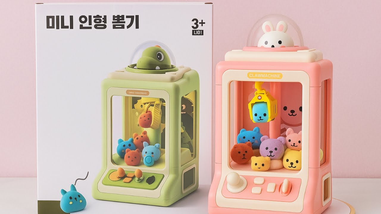 🎀 Mini Claw Machine | Cute Toy Unboxing & ASMR Sounds