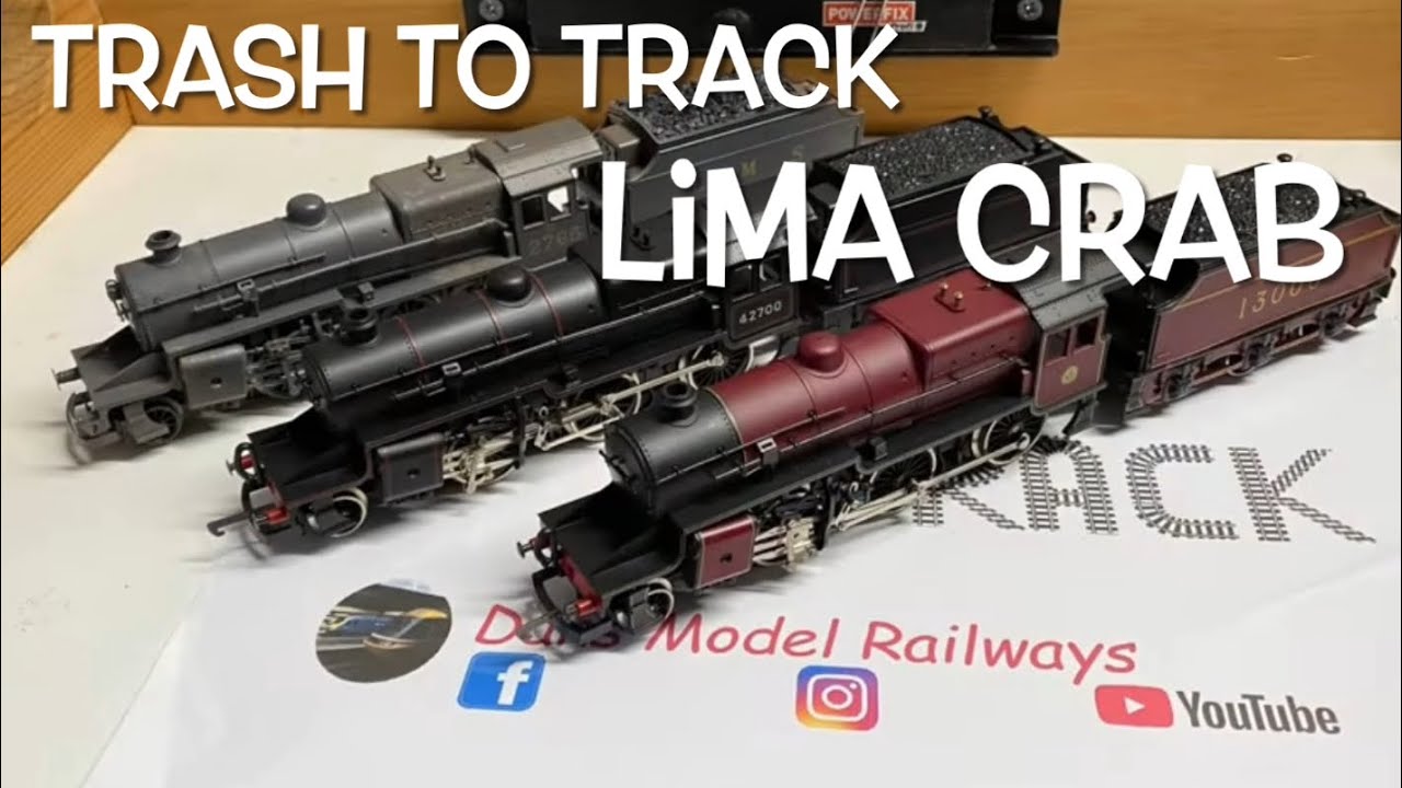 Trash to Track Episode 30. Lima Crab 2-6-0 loco.