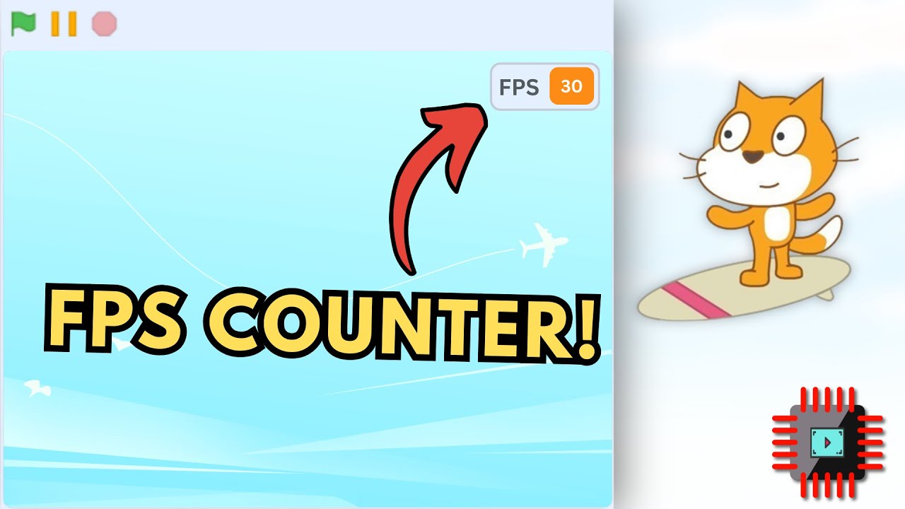 FPS Counter in Scratch 😍 | Just Finished Coding!