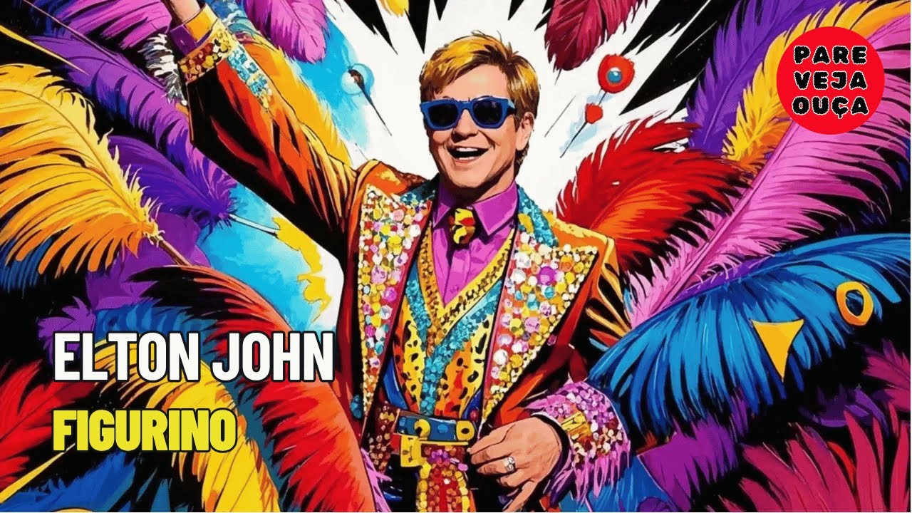 ELTON JOHN FIGURINO | Personalidade. #eltonjohn #figurinoeltonjohn #modanamúsica #looksicônicos
