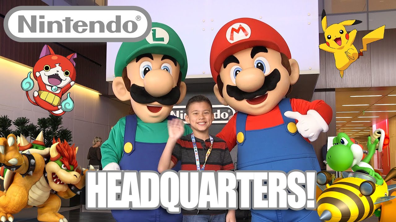 Video Game Action at NINTENDO HEADQUARTERS! Holiday Event 2015
