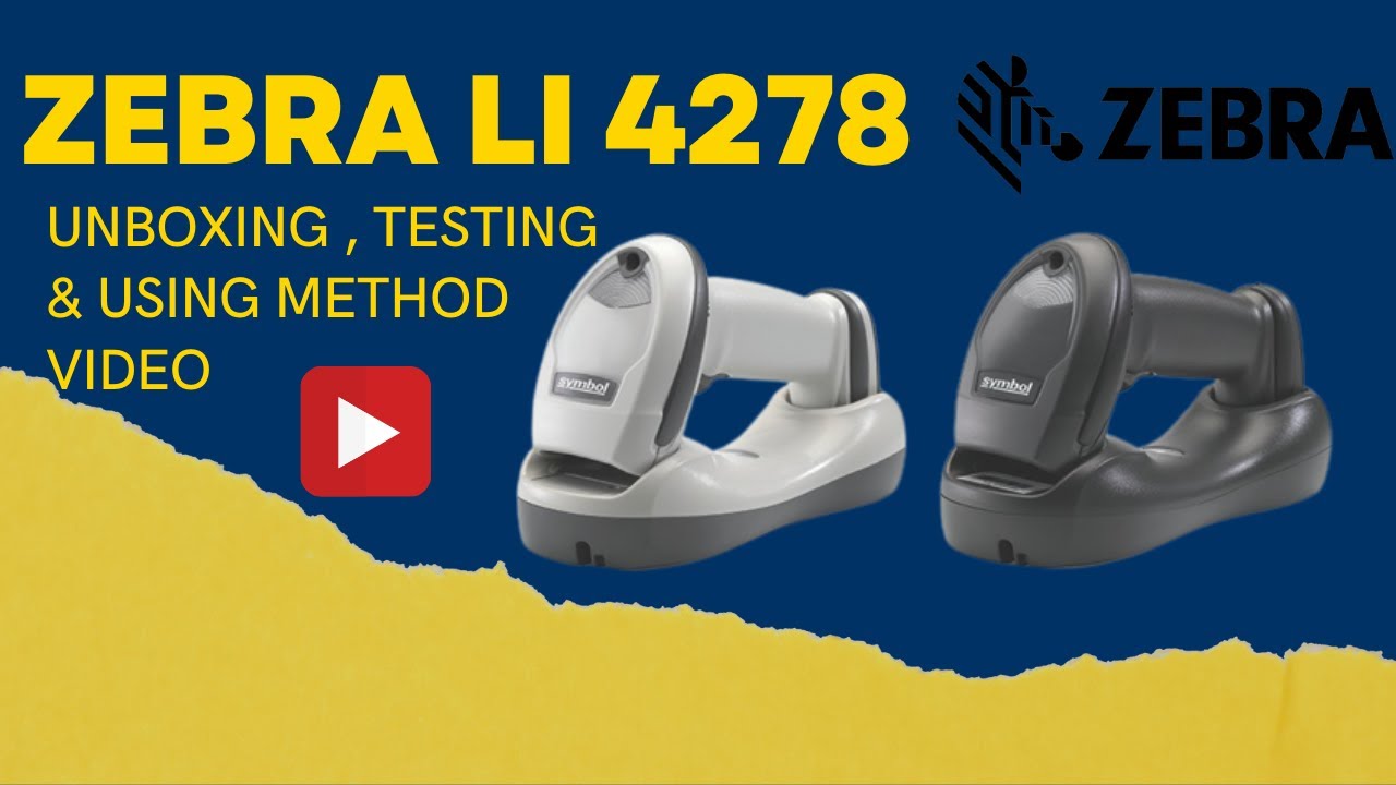 Zebra Li4278 1D wireless Barcode Scanner