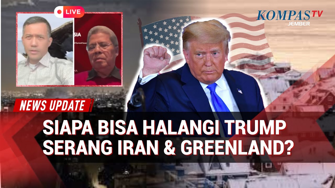 Langkah Agresif Trump ke Iran & Greenland, Siapa yang Bisa Hentikan? Ini Analisis Pakar Geopolitik