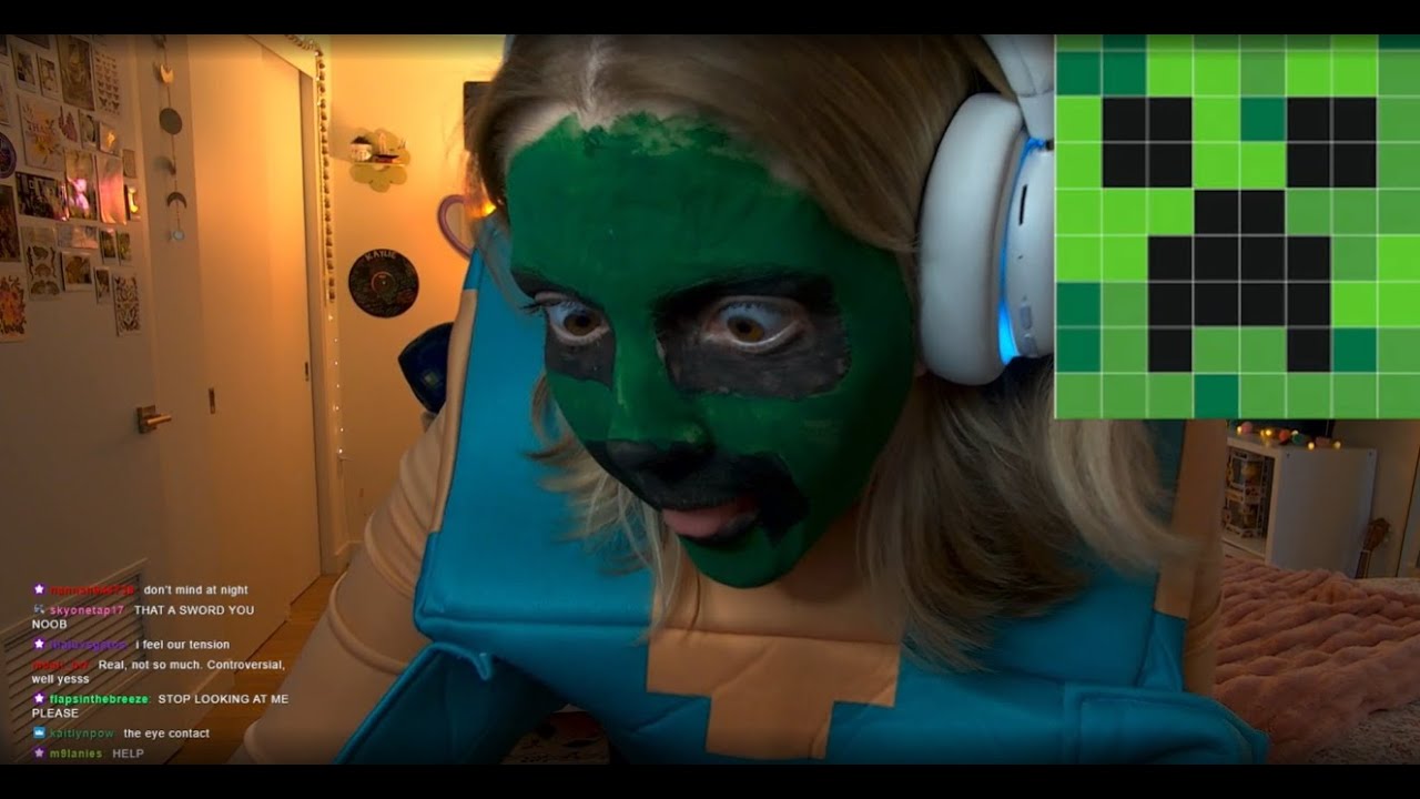 BEATING HARDCORE MINECRAFT DAY 4 (but we are a creeper this time)