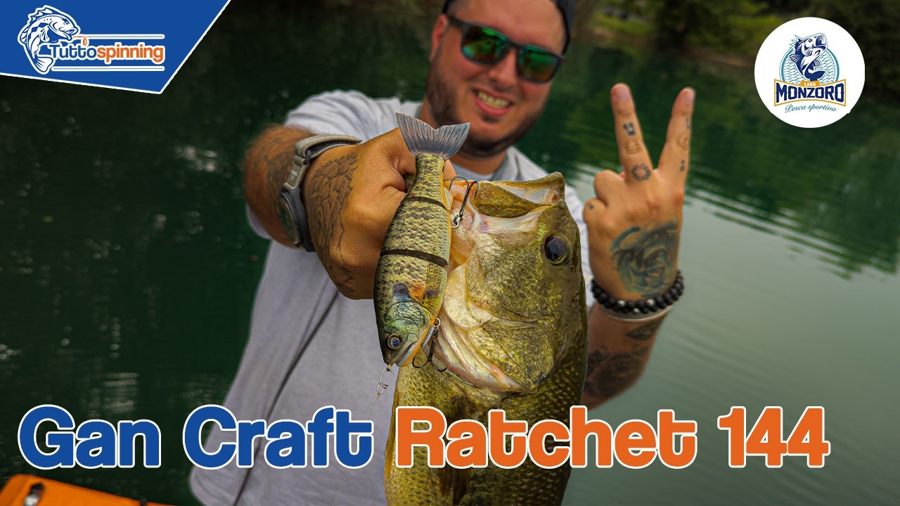 Gan Craft RATCHET 144 in pesca 🎣 La swimbait piccola e micidiale
