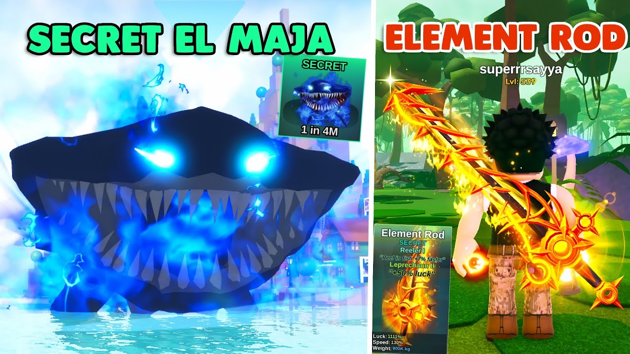 AKHIRNYA AKU DAPAT ELEMENT ROD DAN SECRET EL MAJA DI FISH IT