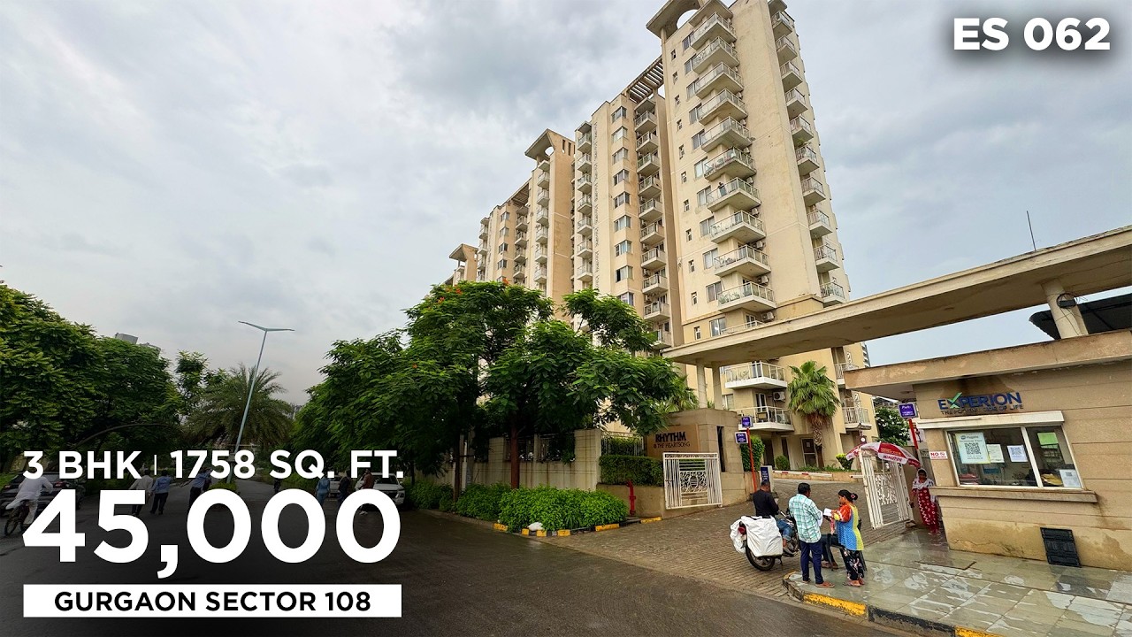 3 BHK Flat for Rent on Dwarka Expressway | ₹45,000 | ACs + Reserved Parking | ES 062