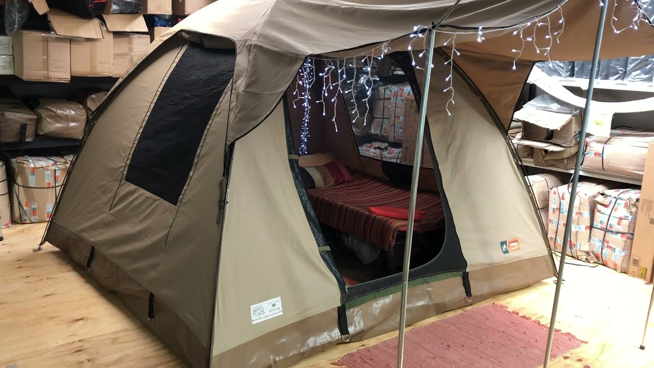 How to create a simple Glamping set up with the Diamantina Overlander 3m Safari Tent