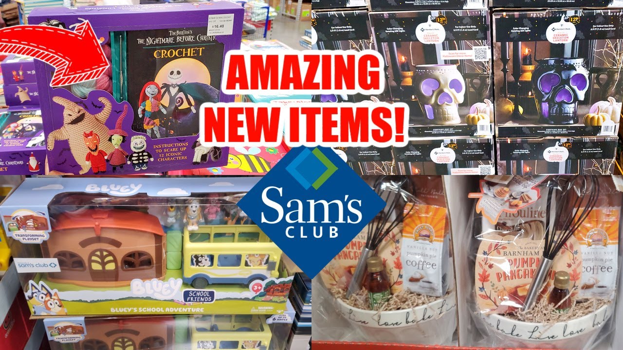SAM'S CLUB NEW DEALS CHRISTMAS GIFT IDEAS FALL COOKBOOKS & MORE BROWSE WITH ME 200