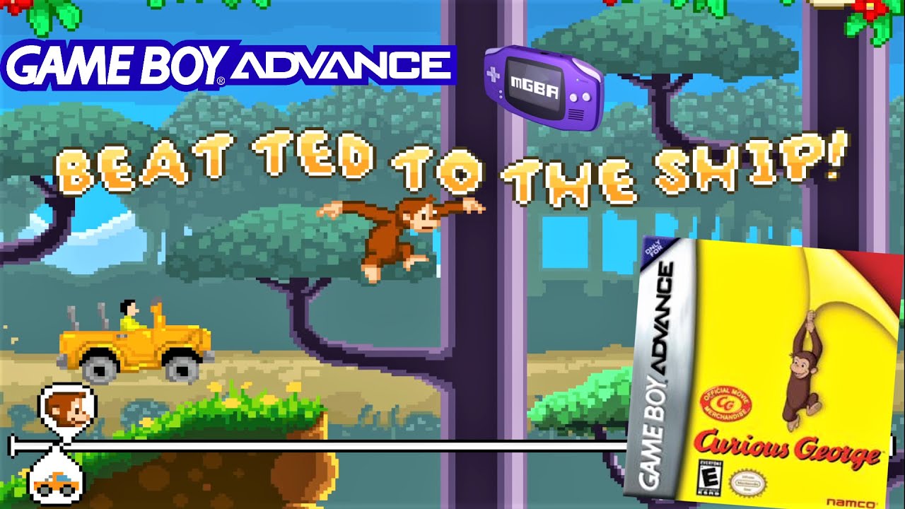 Curious George (2006) Nintendo GameBoy Advance Gameplay in HD (mGBA)