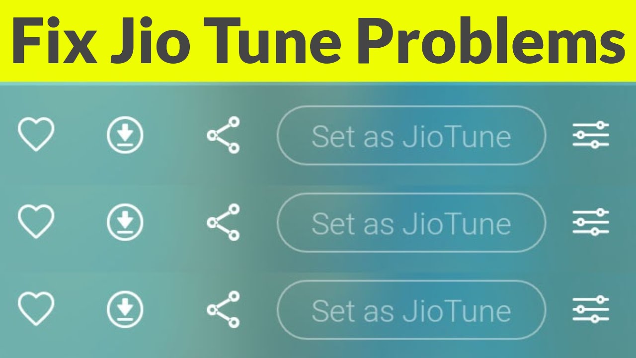 Set Any Song As Caller Tune In Jio & Fix Set As Jio Tune Option Greyed Out(No Jio Tune Available)