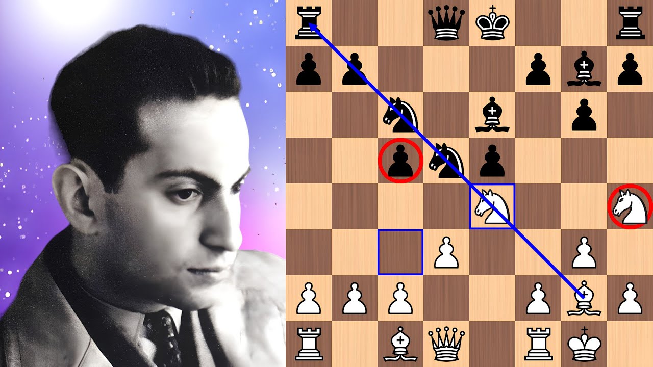 Mikhail Tal's King's Indian Attack defeats Estonian Champion in 19 moves