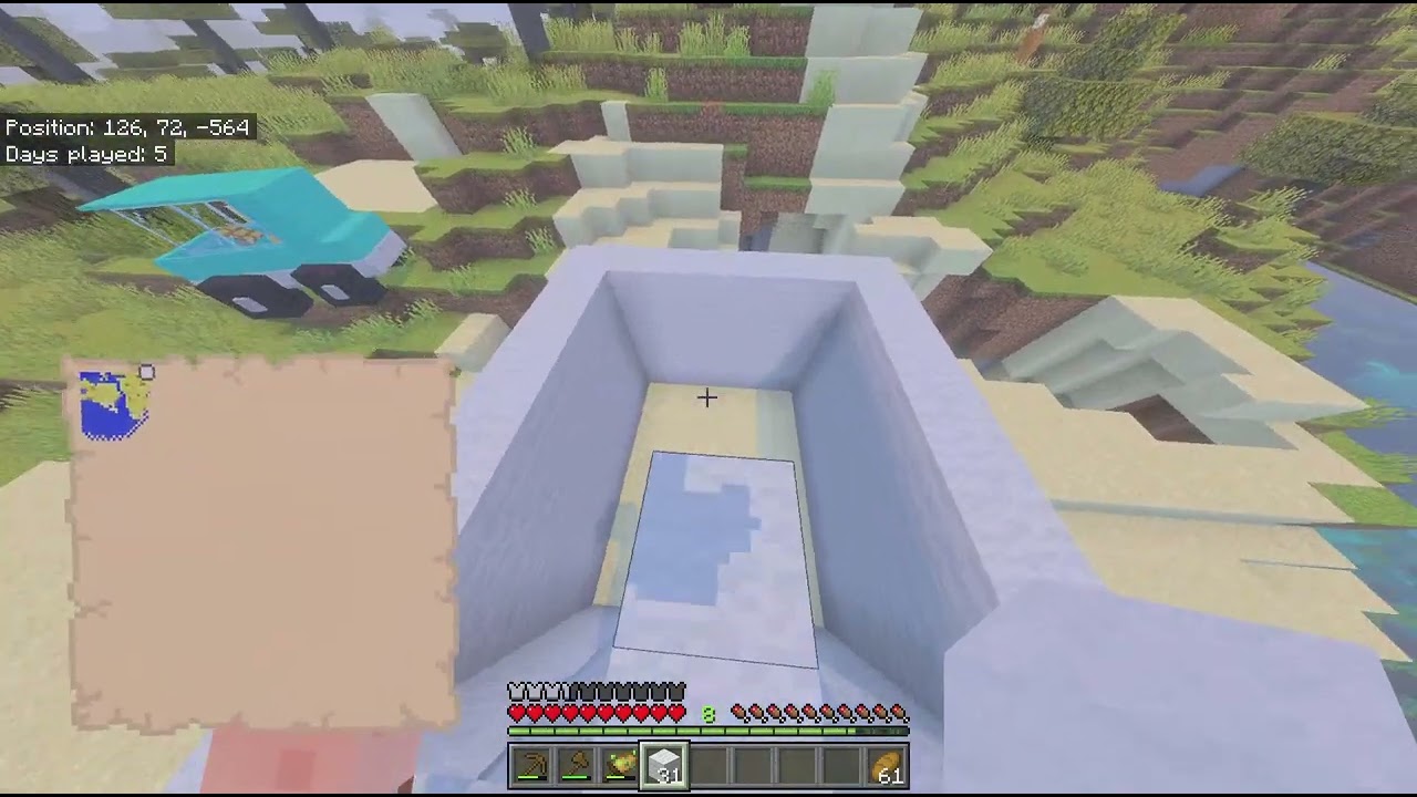Minecraft_3 تختيم ماينكرافت فقط  في الخشب
