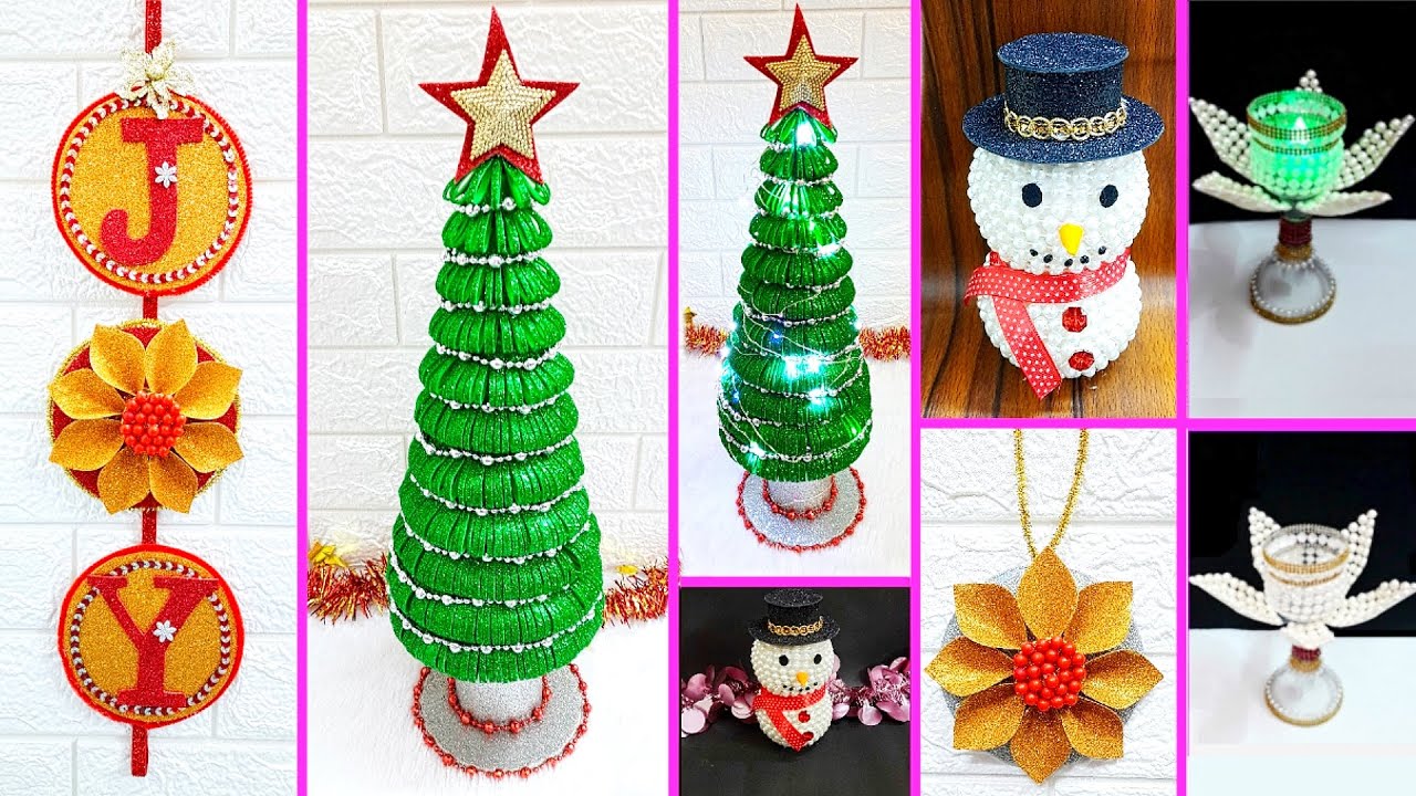 Economical 5 Easy Christmas Craft idea | Best out of waste Low budget Christmas craft idea (Part 1)