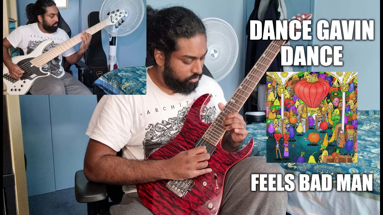 DANCE GAVIN DANCE - FEELS BAD MAN | GUITAR & BASS COVER